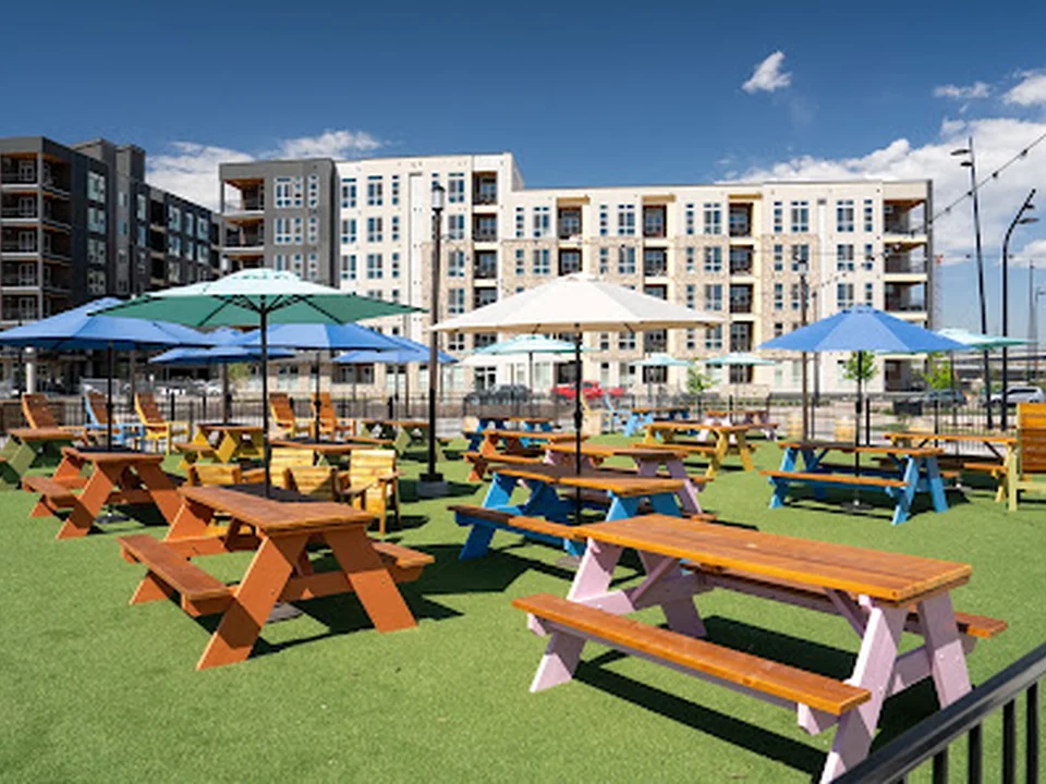 Hopscotch Beer Garden at Denargo Market, Denver