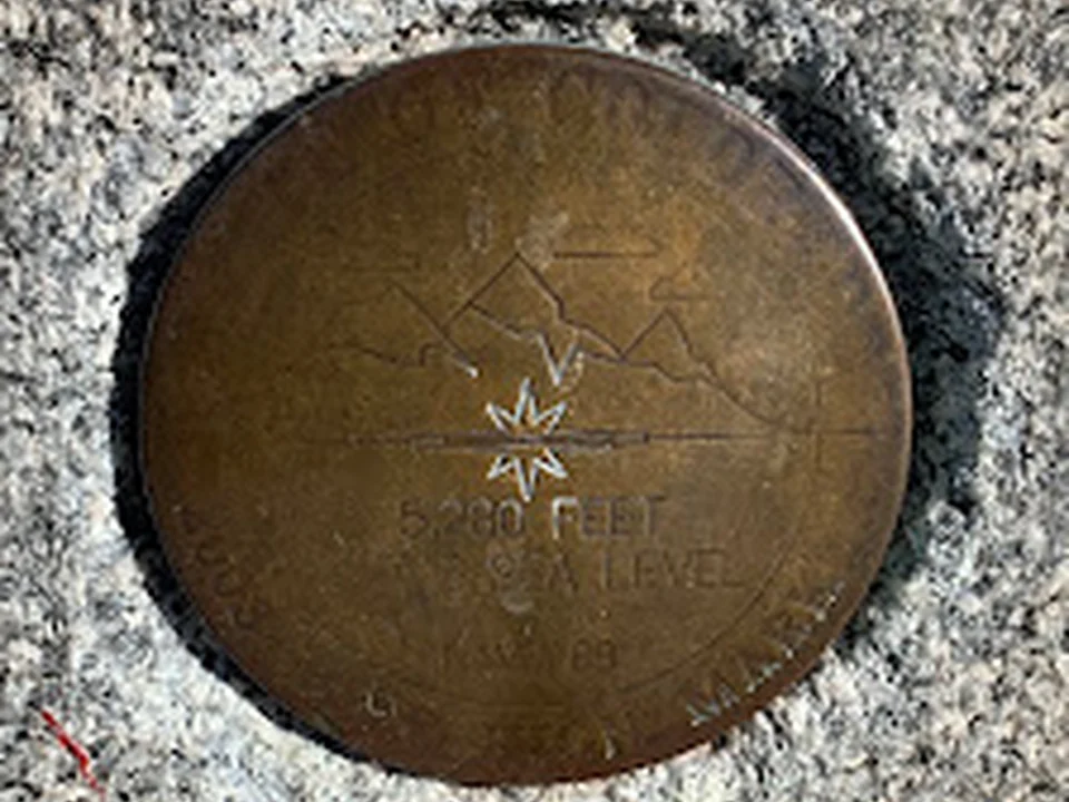 Denver Mile High Steps Marker